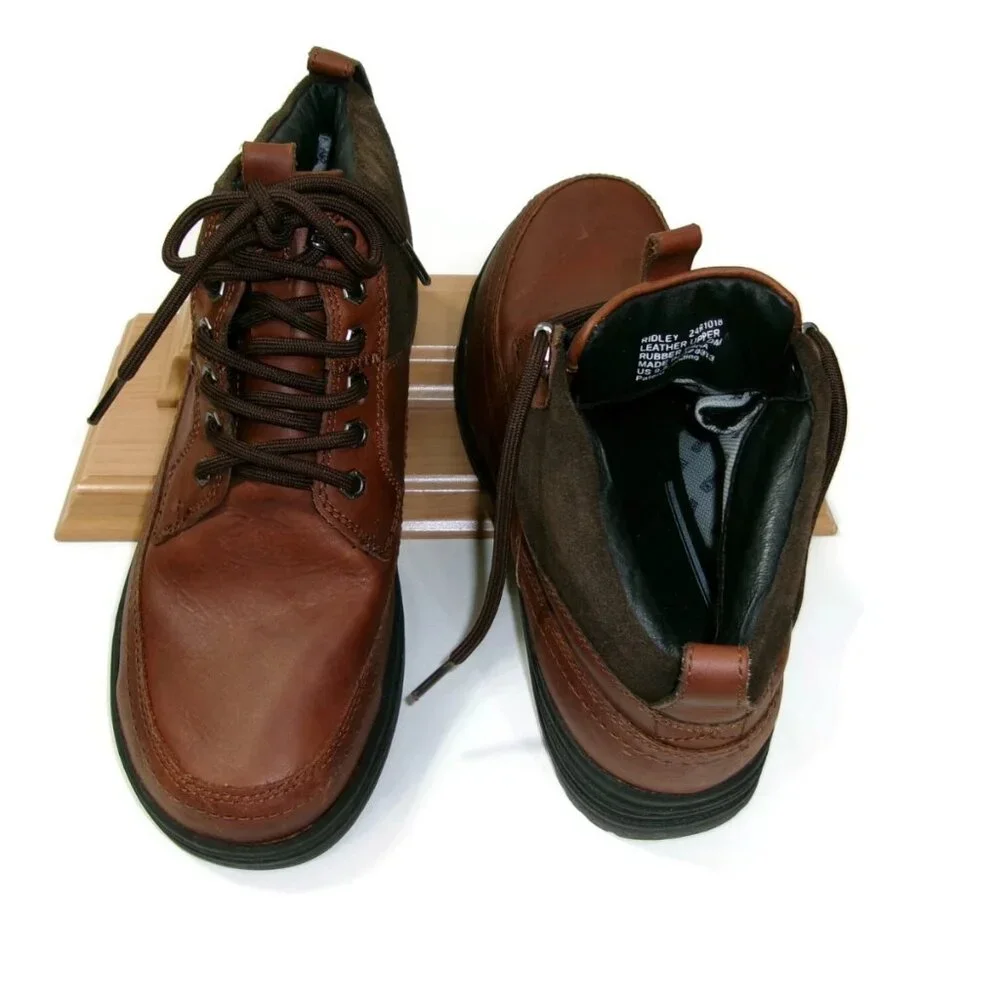 Abeo 24/7 Dri Walk Mens Ridley Leather Boots Slip Resistant Comfy Size 9.5 M - Picture 5 of 16